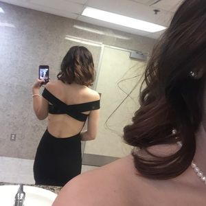 Beautiful long black dress